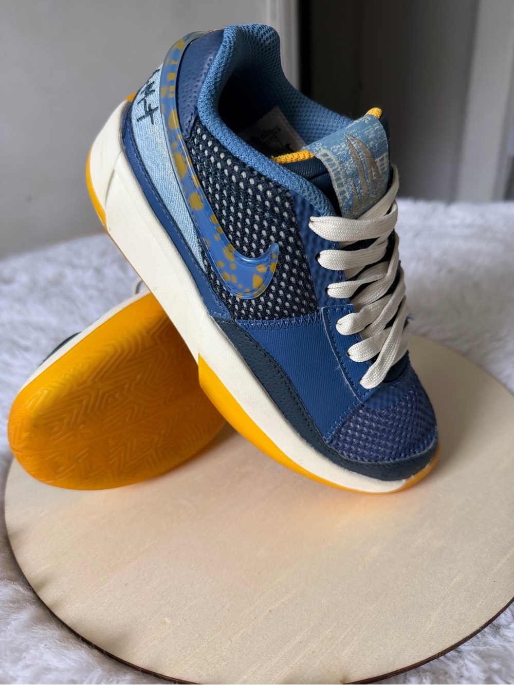 Nike Ja 1 SE GS Mystic Navy Kids Youth Basketball Hoopers Shoes